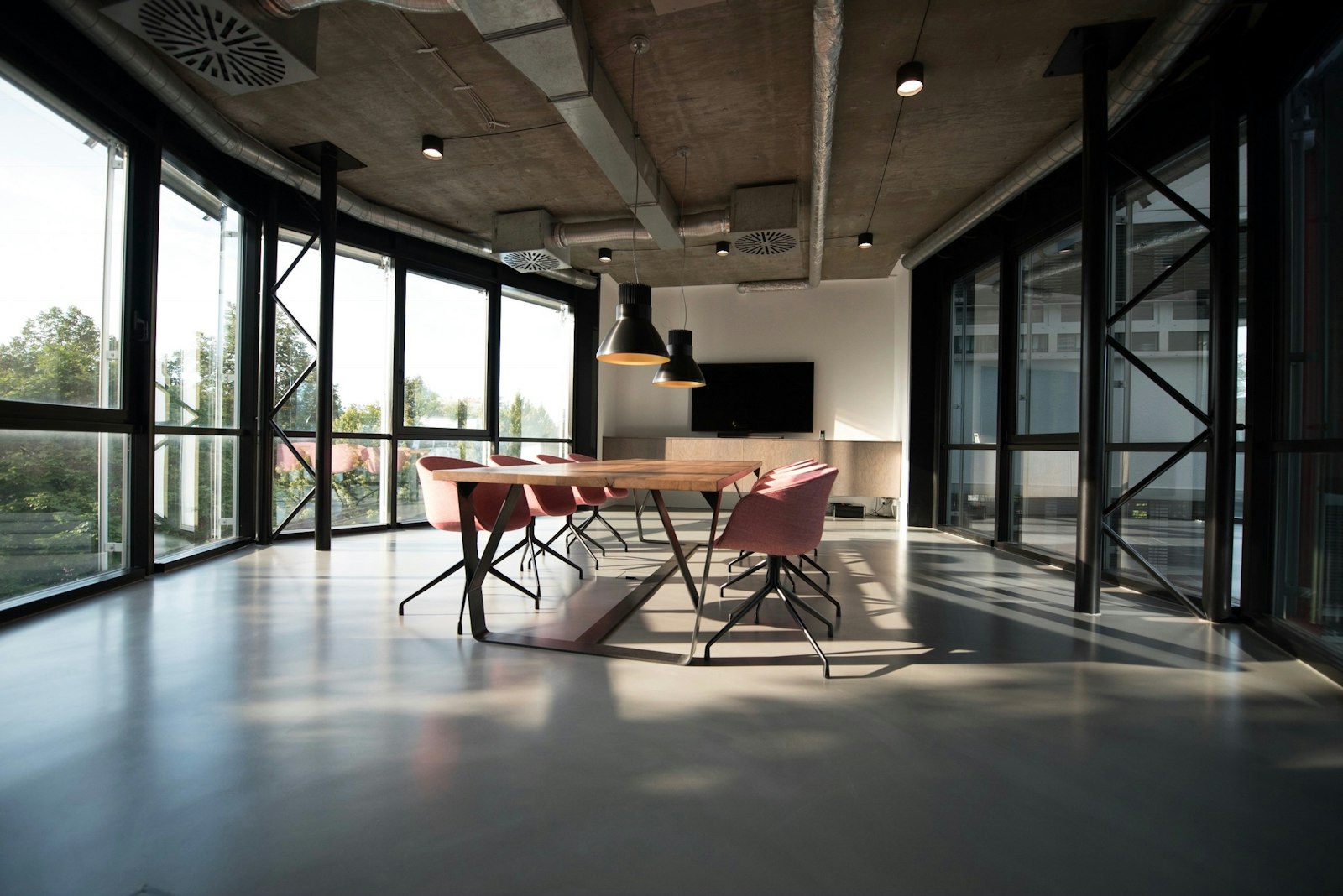 A bright, clean modern office in London
